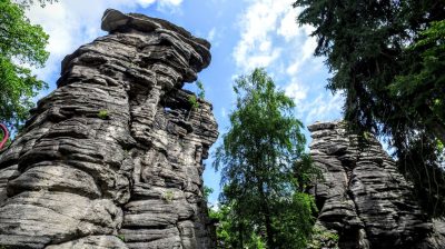 Greifensteine – Felsformation in Sachsen