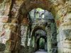 Mystische Ruinen einer alten Burg- und Klosteranlage