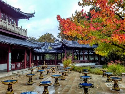 Chinesischer Garten im Luisenpark in Mannheim