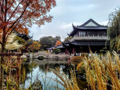 Chinesischer Garten im Luisenpark in Mannheim