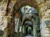 Mystische Ruinen einer alten Burg- und Klosteranlage