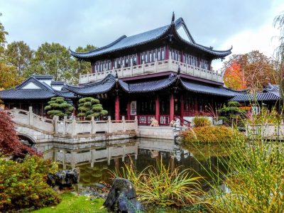 Chinesischer Garten im Luisenpark in Mannheim